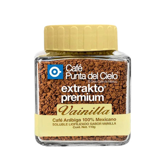 Café Punta Del Cielo Extrakto Premium Sabor Vainilla 110gr